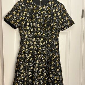 Ted Baker Black and Yellow Floral Dress